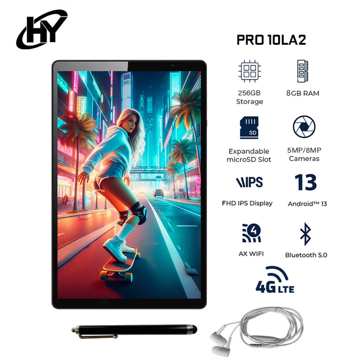 HYUNDAI - Tablet HYUNDAI HyTab Pro 10LA2 101 Tablet- Octa-Core - 8GB - 256GB - Wi-Fi