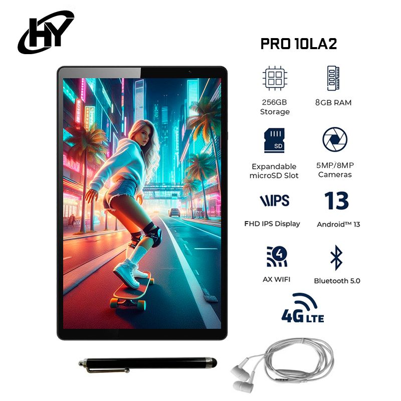 HYUNDAI - Tablet HYUNDAI HyTab Pro 10LA2 101 Tablet- Octa-Core - 8GB - 256GB - Wi-Fi