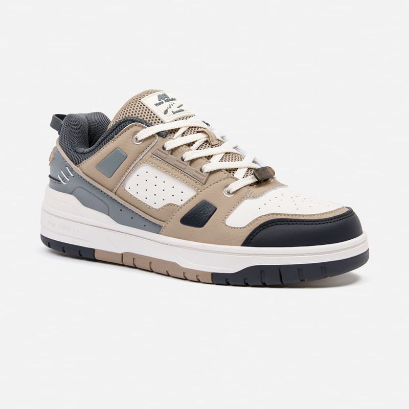 NEW ATHLETIC - Zapatillas New Athletic Skateboarding Square64 Marrón Con Blanco Hombre