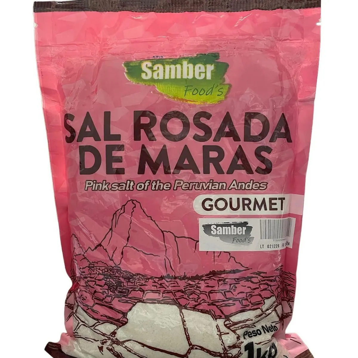GENERICO - Sal de Maras Rosada Fina Premium 1kg