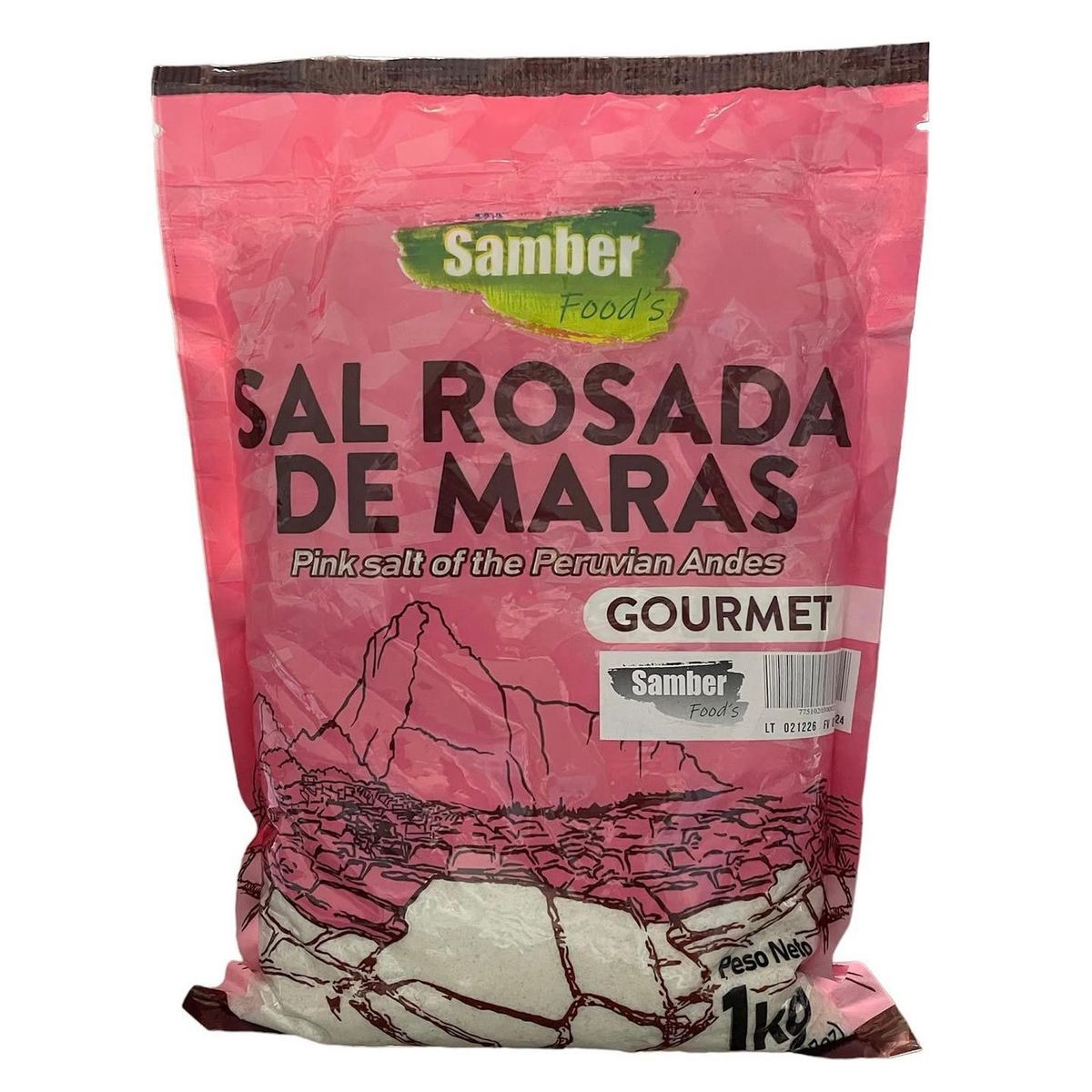 GENERICO - Sal de Maras Rosada Fina Premium 1kg
