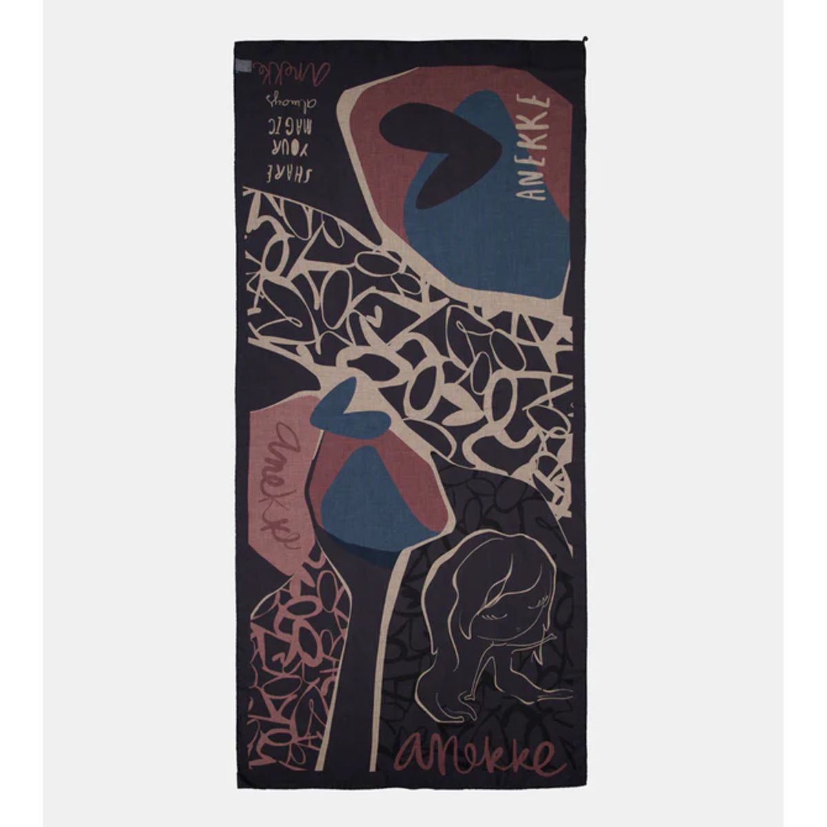 GENERICO - Pañuelo negro -Anekke Heartbeat