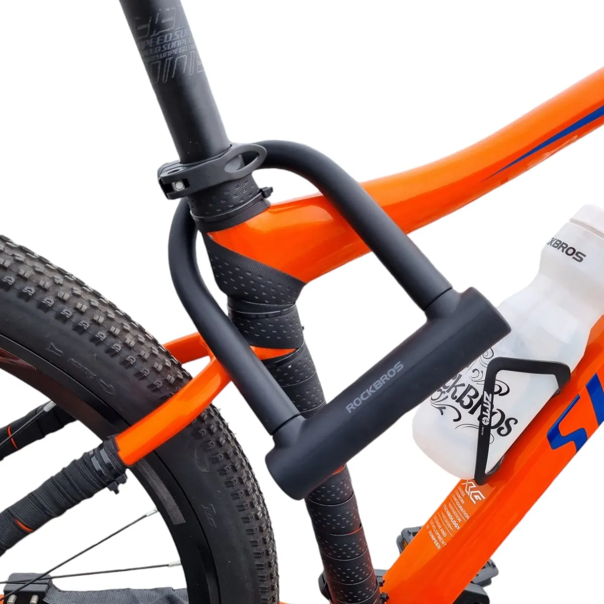 ROCKBROS - Candado U-LOCK ROCKBROS RKS610-BK