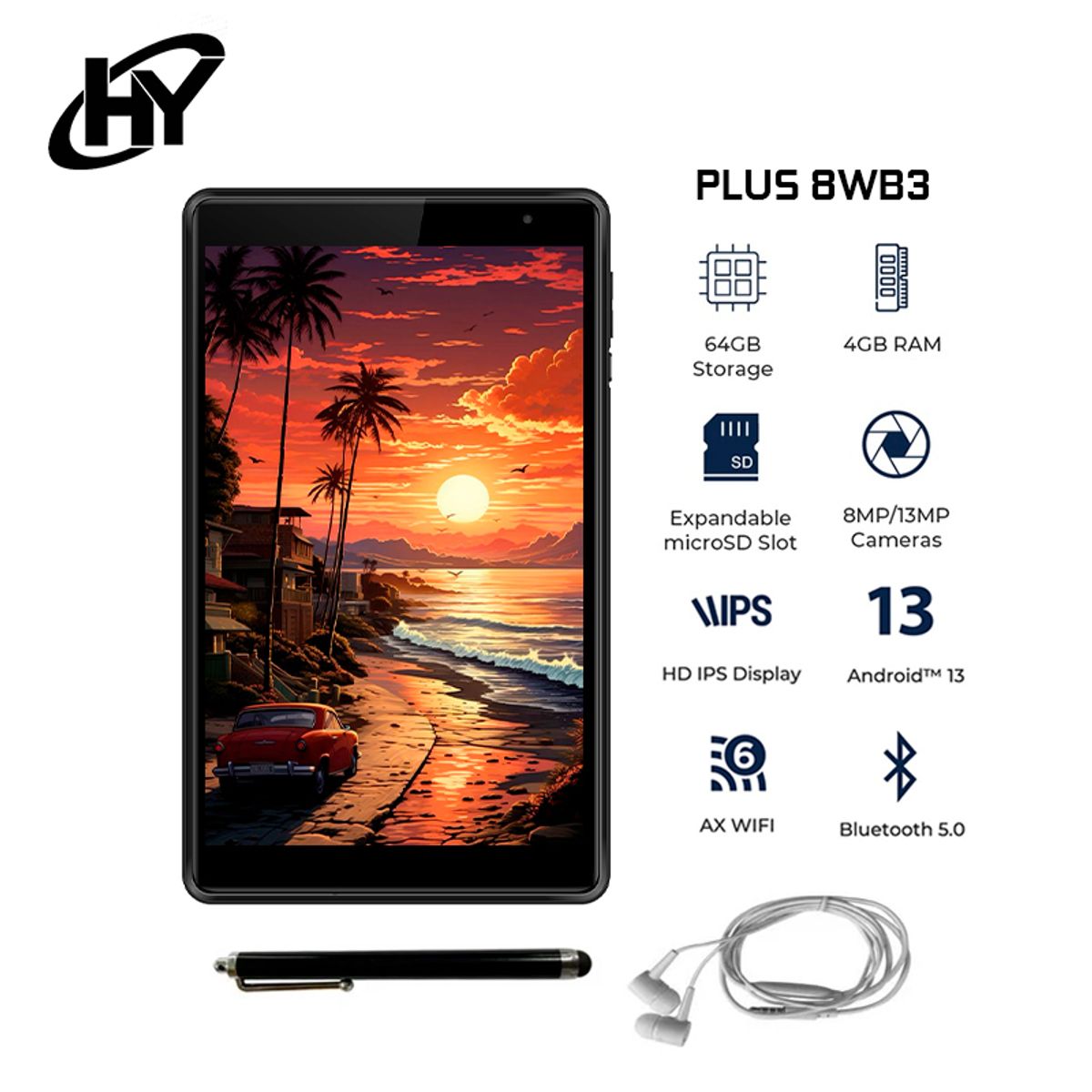 HYUNDAI - Tablet Hyundai HyTab Plus 8WB3 8 Octa-core HD IPS - 4gb - 64gb - Wi-fi