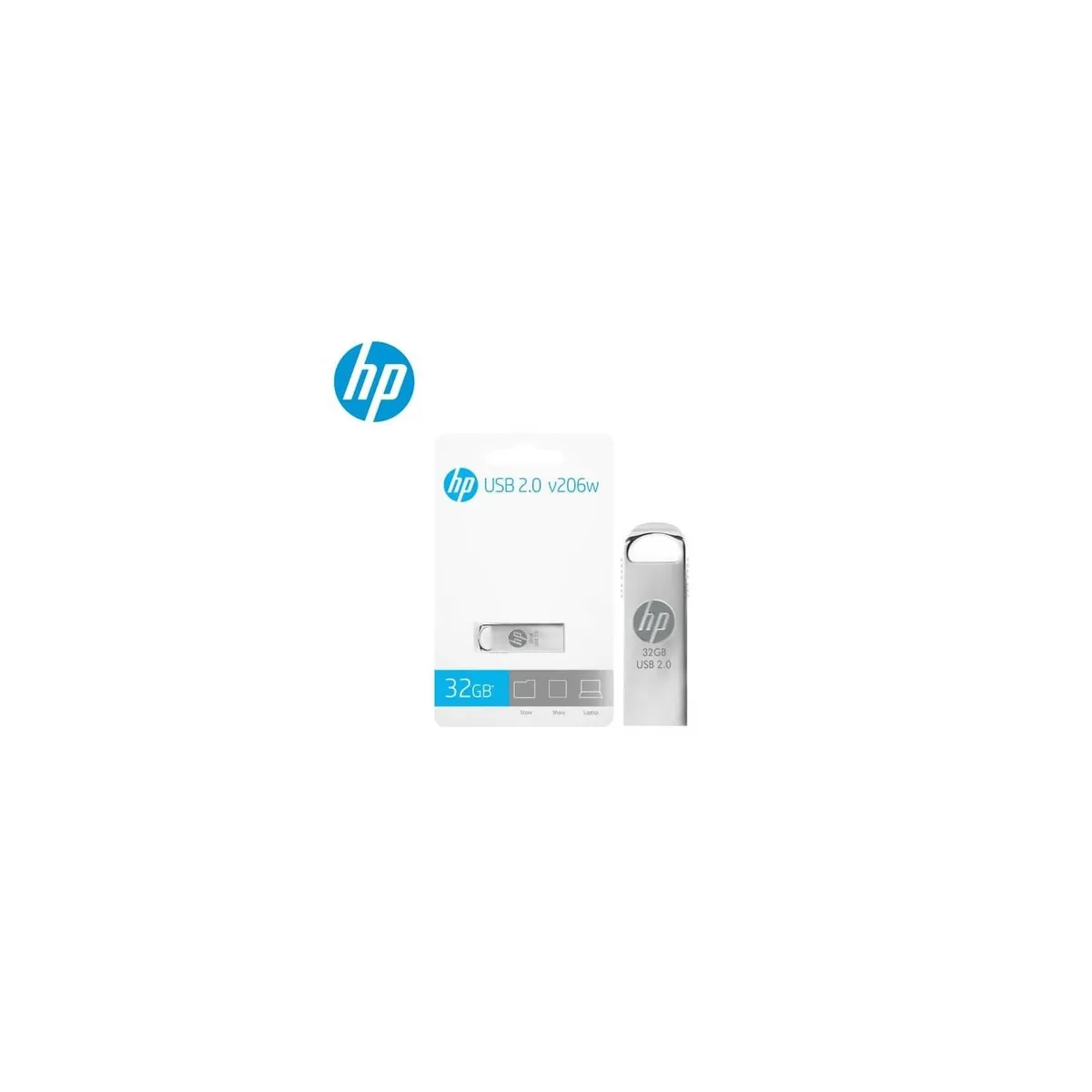 HP - Memoria USB Hp 32gb V206W metal