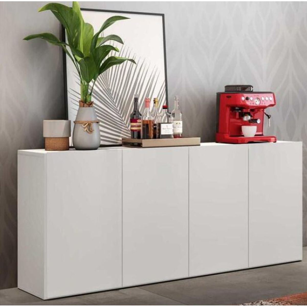 NACION MUEBLES - APARADOR BLANCO ANTO NM