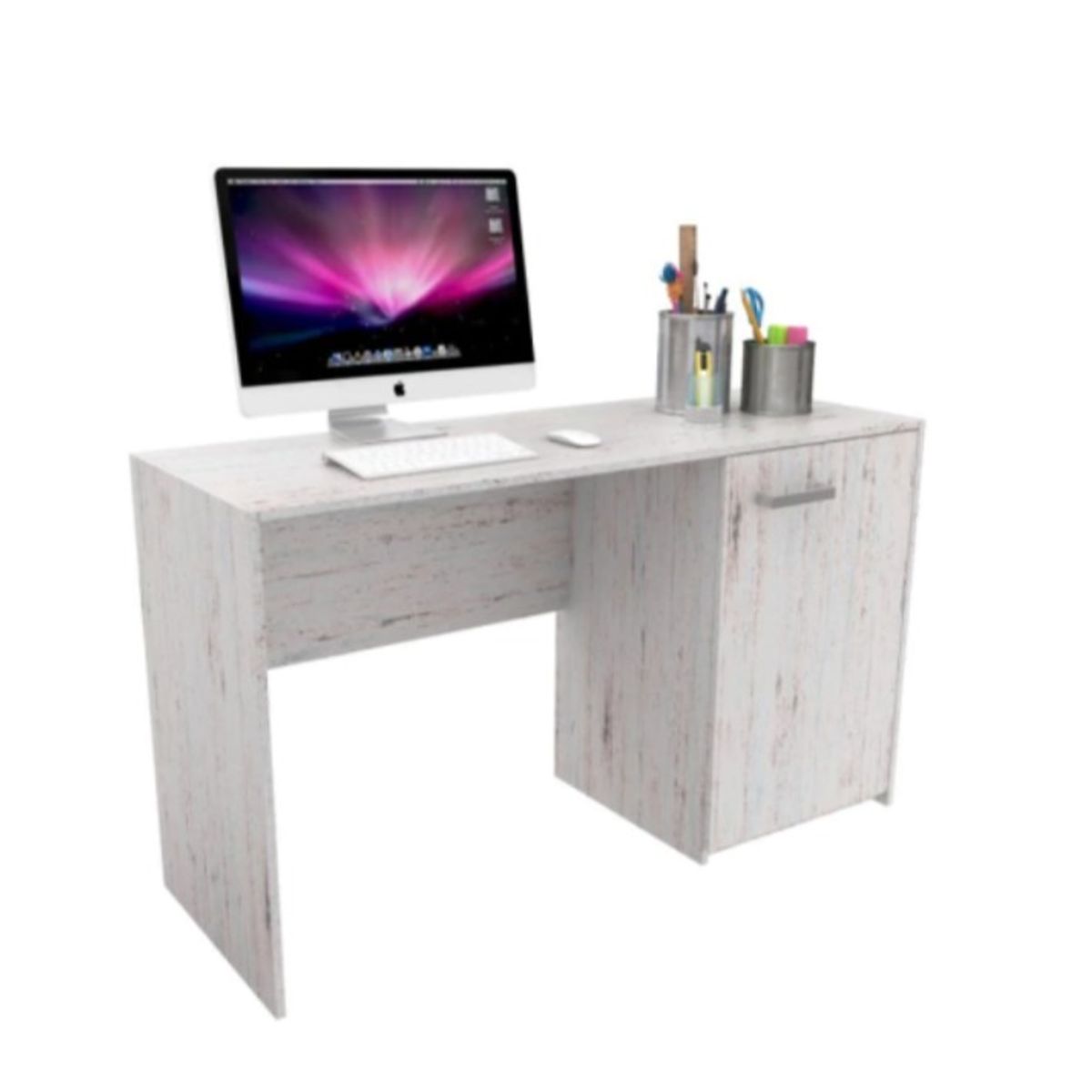 NACION MUEBLES - ESCRITORIO 1 PUERTA BLANCO NM