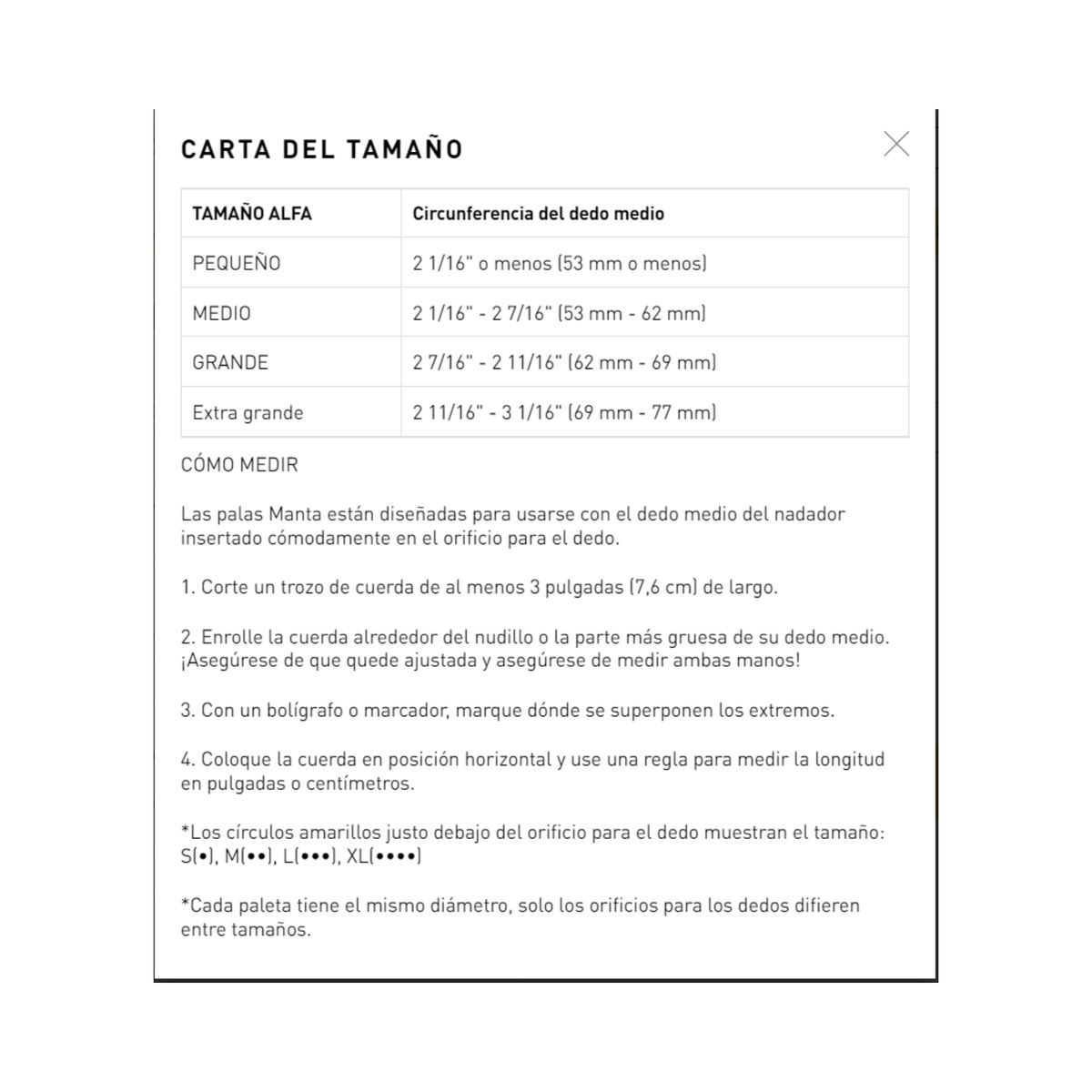 FINIS - Paleta de Natacion Manta Finis Talla M