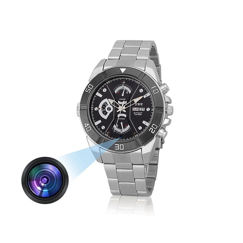 NEO DIGITAL - Cámara reloj espía 32gb pulsera FullHD KC10 Video Foto Audio