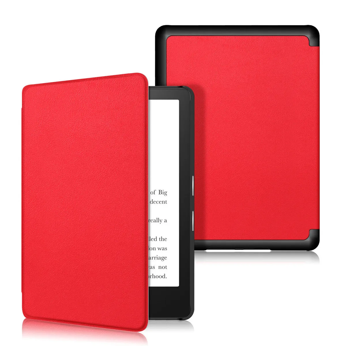SHEEPBUSTER - Estuche Kindle Generación 2021 6.8” Cuero Rojo