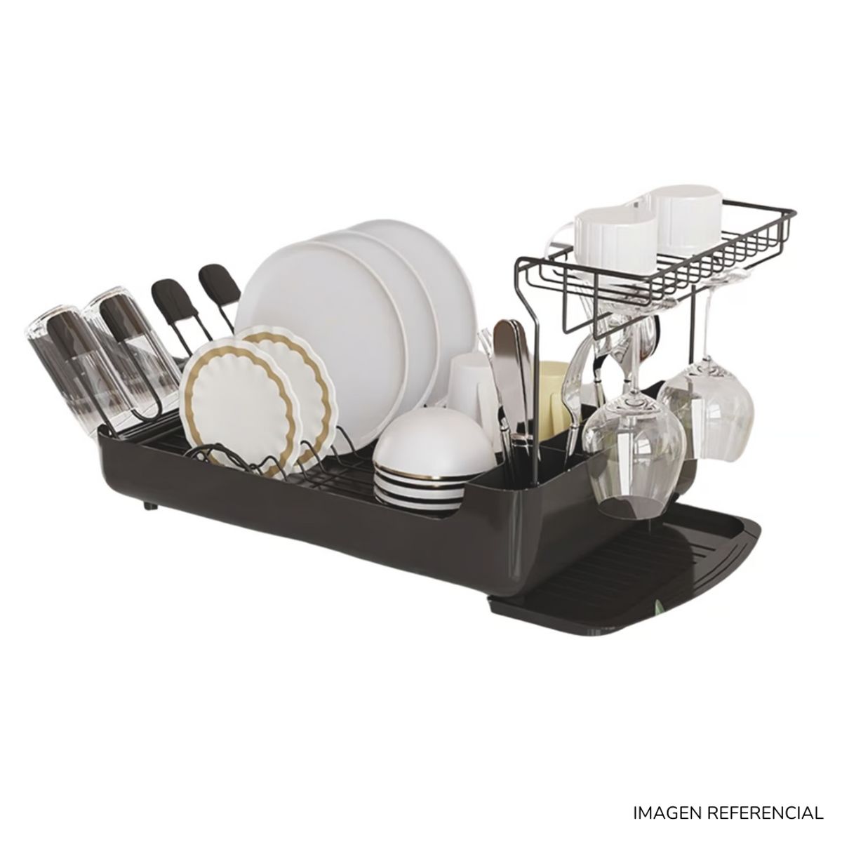 INSPIRA MARKET - Escurridor de platos y copas elegante