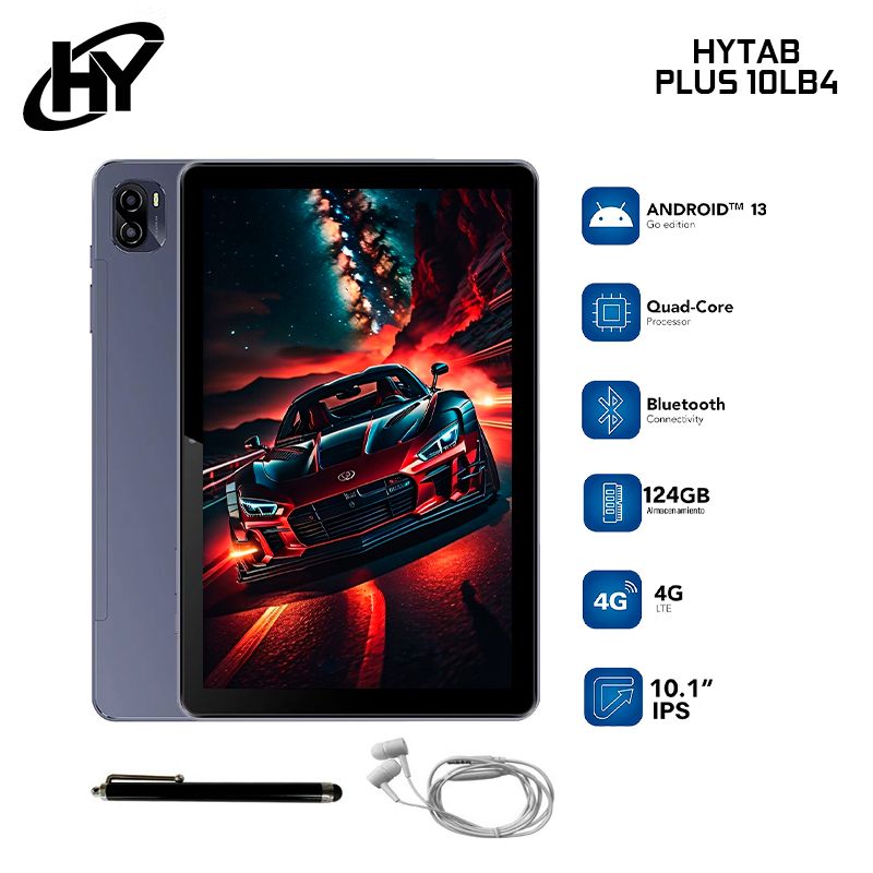 HYUNDAI - Tablet Hyundai Hytab Plus Ram 4Gb Rom 128Gb 4G chip Pantalla 101” HD IPS - 10LB4