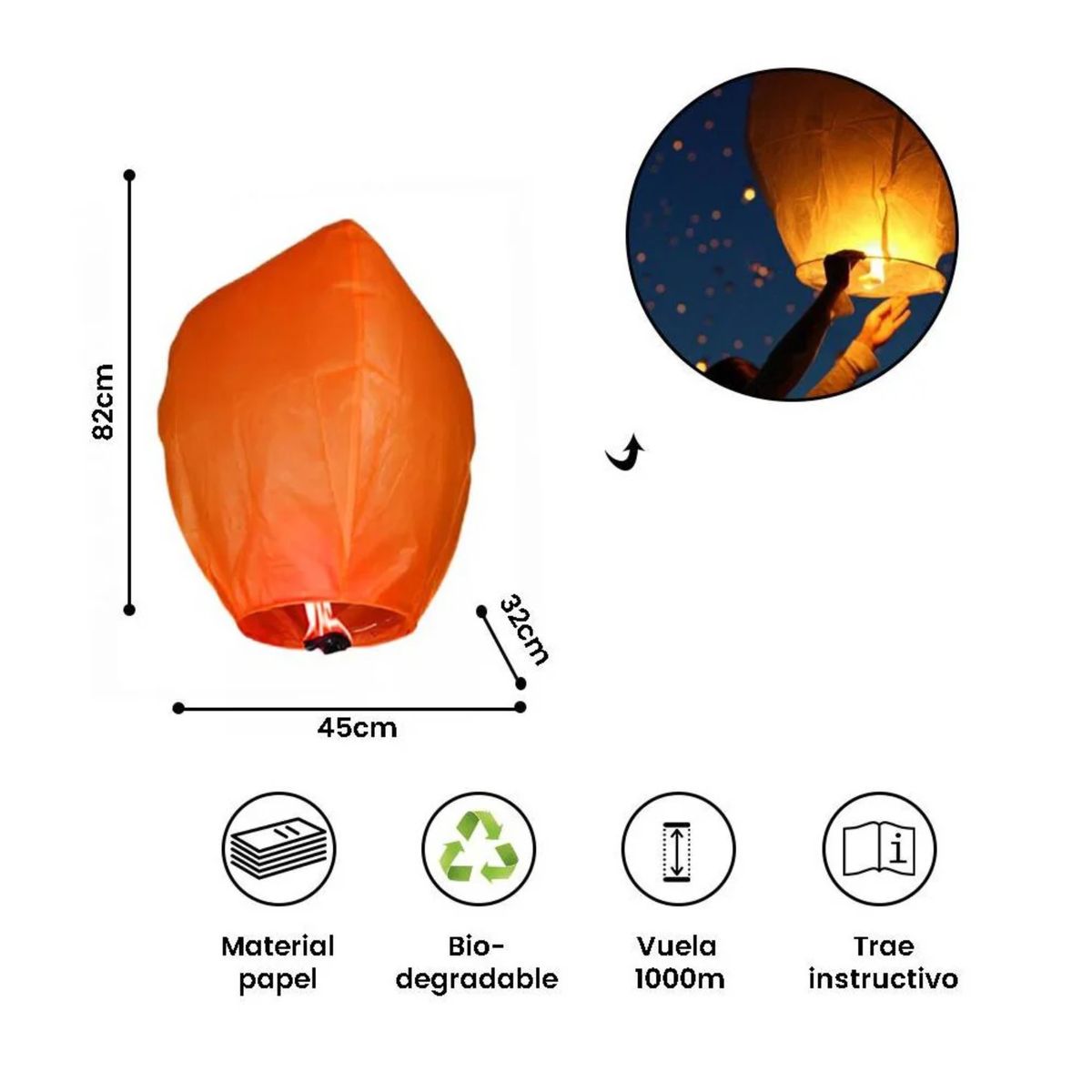 GENERICO - Pack 3 und Globos de Camboya