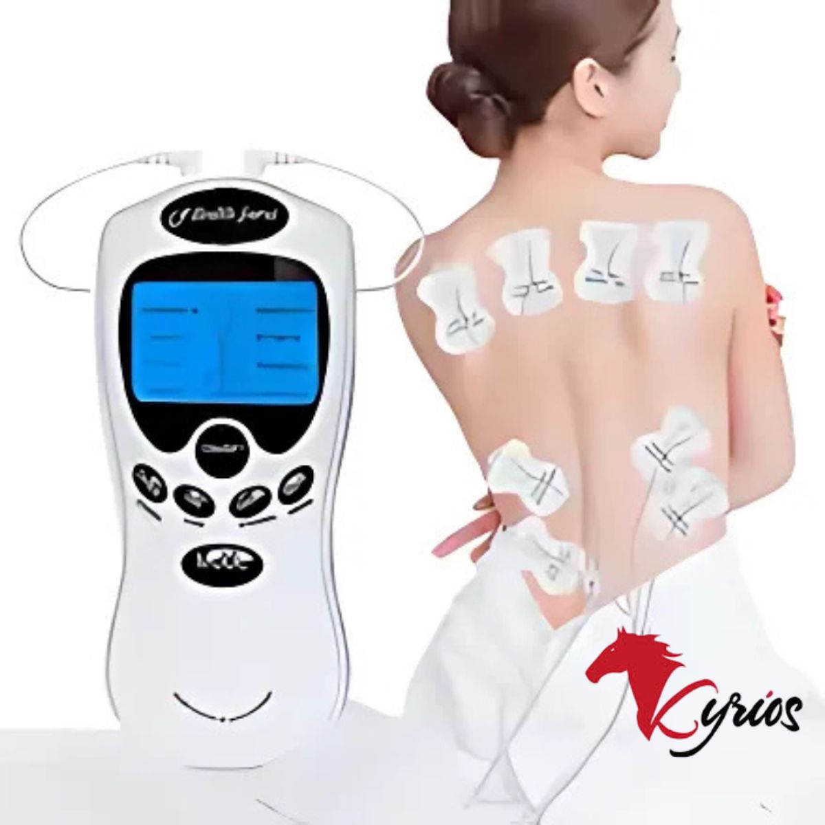 NO LOGO - ELECTRO DISPOSITIVO DE 4 PARCHES PARA ALIVIAR DOLOR