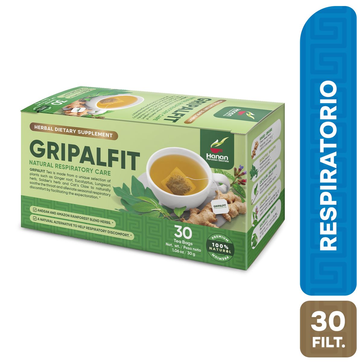HANAN PERUVIAN SECRETS - Gripalfit Filtrante Hanan Tripack 30 und