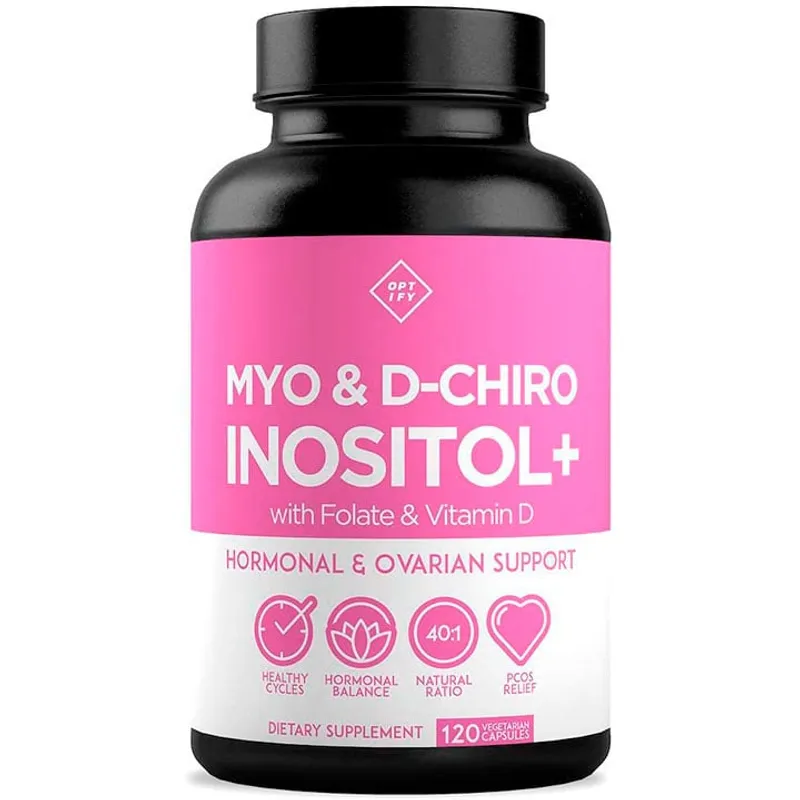 GENERICO - Myo & D-chiro Inositol + Folato y Vit D 120 Capsulas - Optify