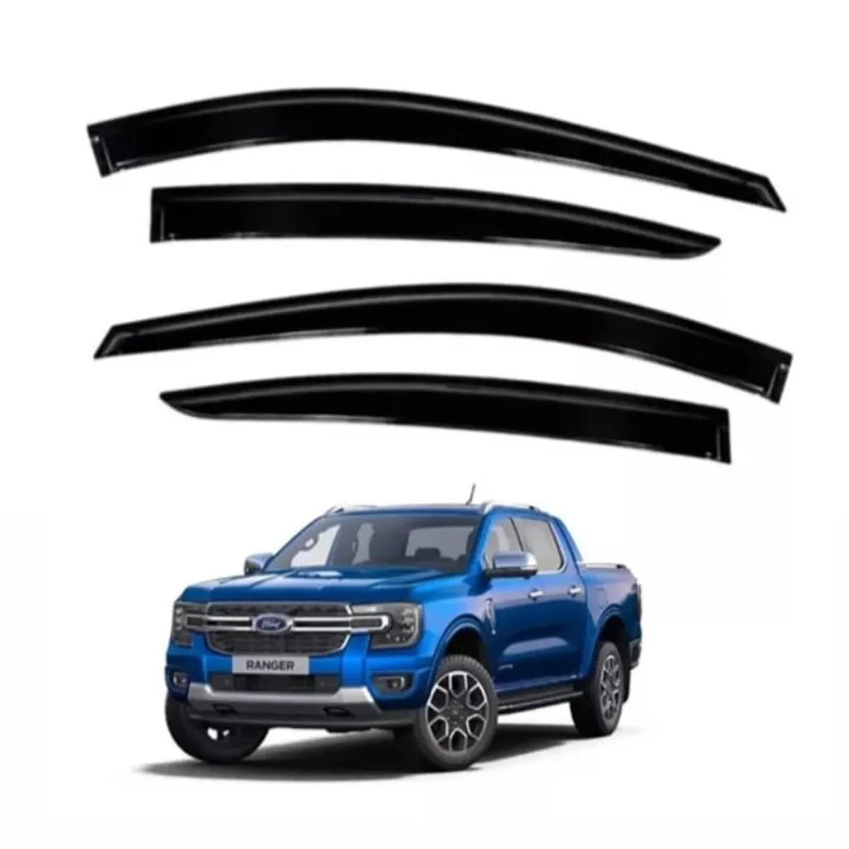 GENERICO - Correlluvias Premiun Original Ford Ranger 2012-2024