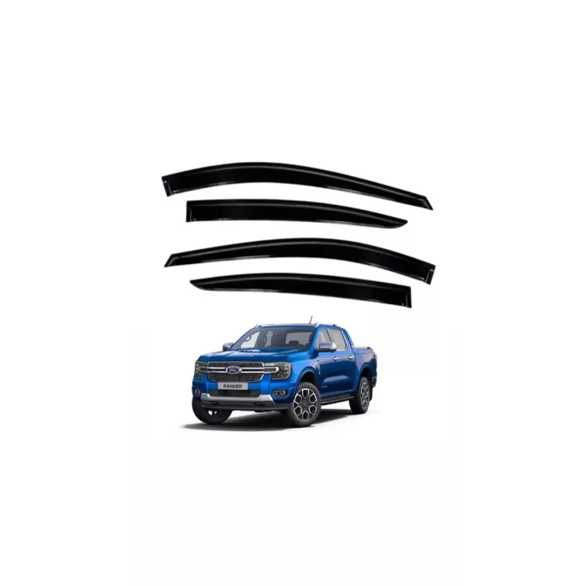 GENERICO - Correlluvias Premiun Original Ford Ranger 2012-2024