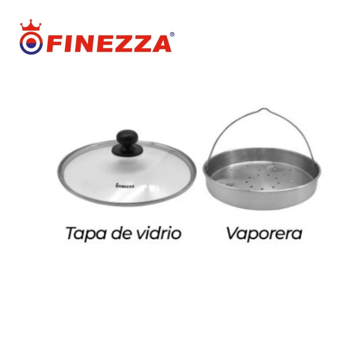 FINEZZA - OLLA A PRESIÓN DE 7L EN ACERO INOXIDABLE FINEZZA