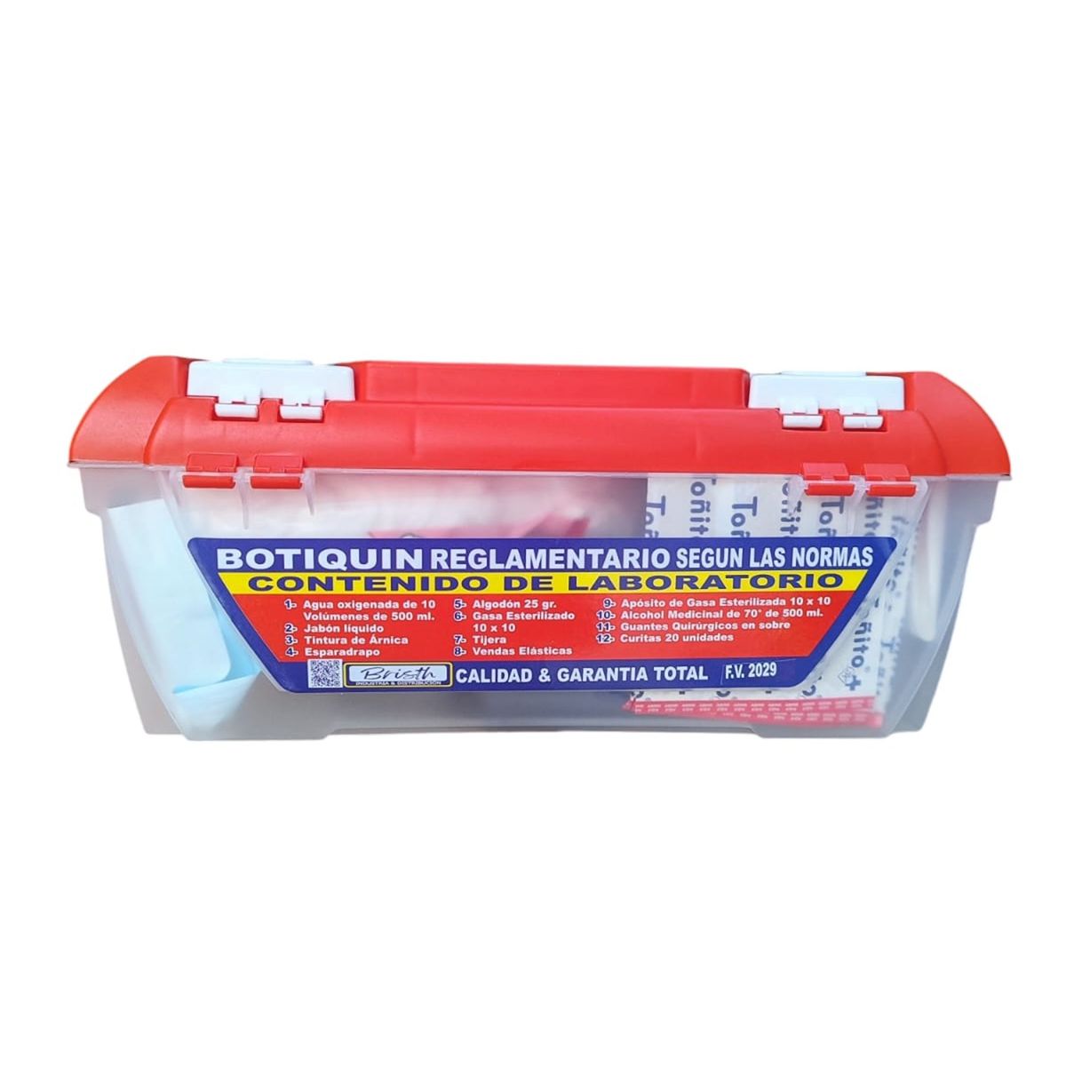 GENERICO - Botiquín de Emergencia Master 12 Primeros Auxilios