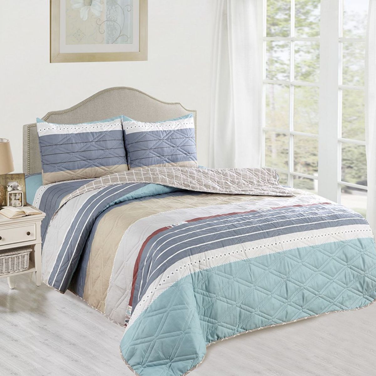 CASATEX - CUBRECAMA CASATEX 100% ALGODON KING SIZE