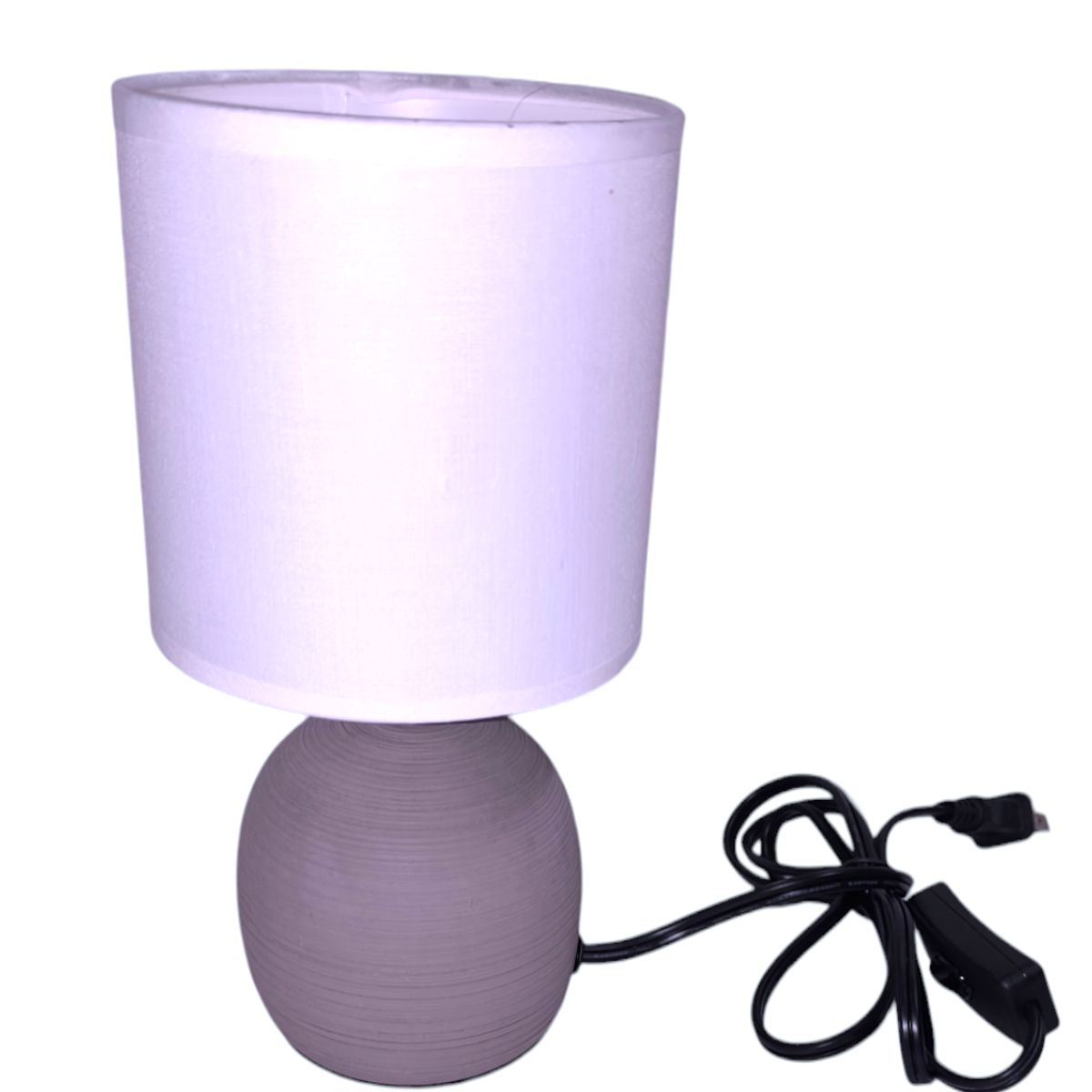 GENERICO - Lampara de mesa diseño elegante con cable