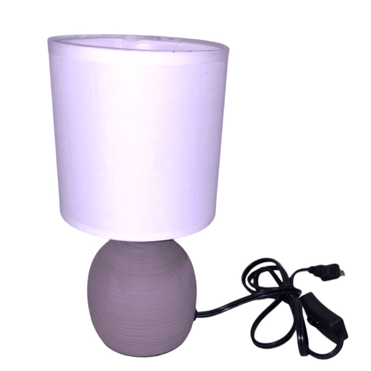 GENERICO - Lampara de mesa diseño elegante con cable