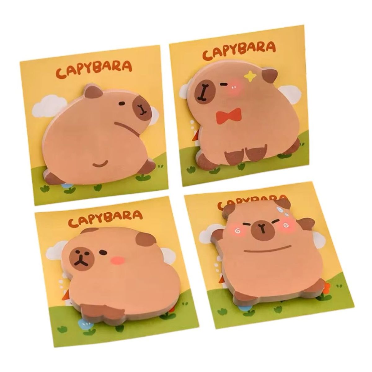 GENERICO - pack X 3 Post its capibaras