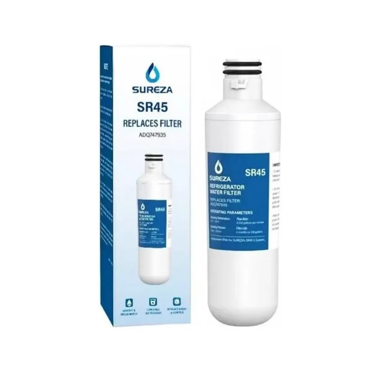 GENERICO - Filtro Refrigeradora LG LT1000P Sureza ADQ747935