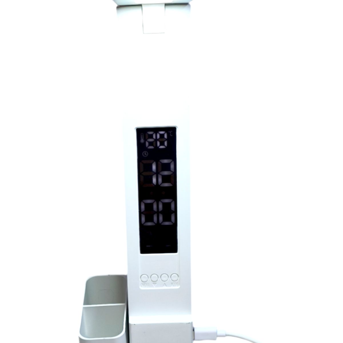 GENERICO - Lámpara de mesa táctil con luz LED con enchufe USB