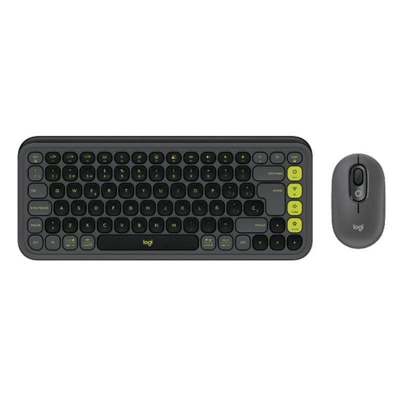 LOGITECH - Teclado Bluetooth + Mouse Logitech Pop Icon Grafito