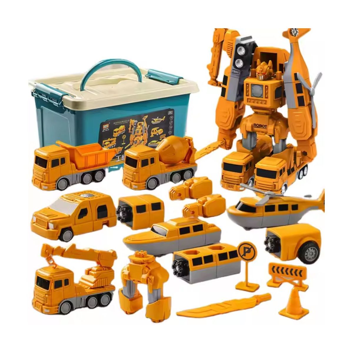 GENERICO - Transformer Magnético Carros de Contrucción Magnético