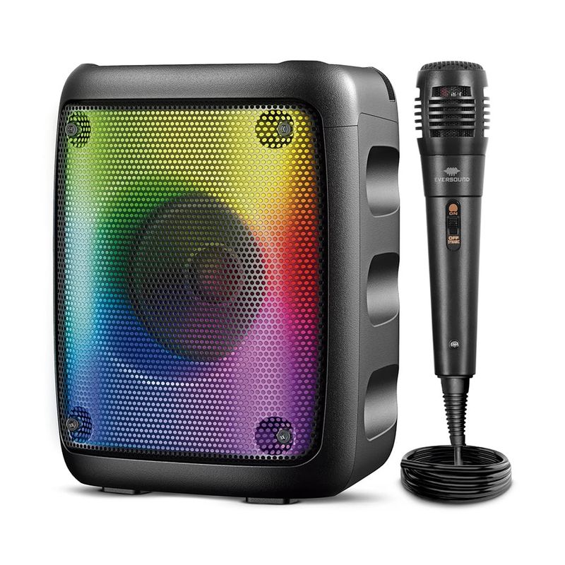 EVERSOUND - PARLANTE PORTATIL EVERSOUND DYNAMIC EV5003 Karoaoke Bluetooh LED RGB