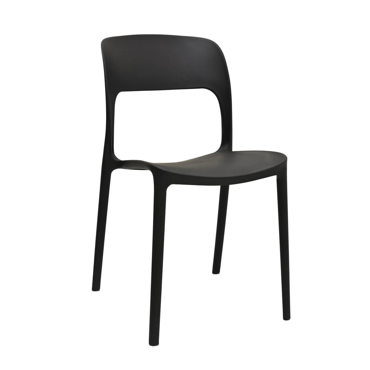 OFIDEAS - Silla De Comedor Diseño Obi Hb Color Negro Ofideas
