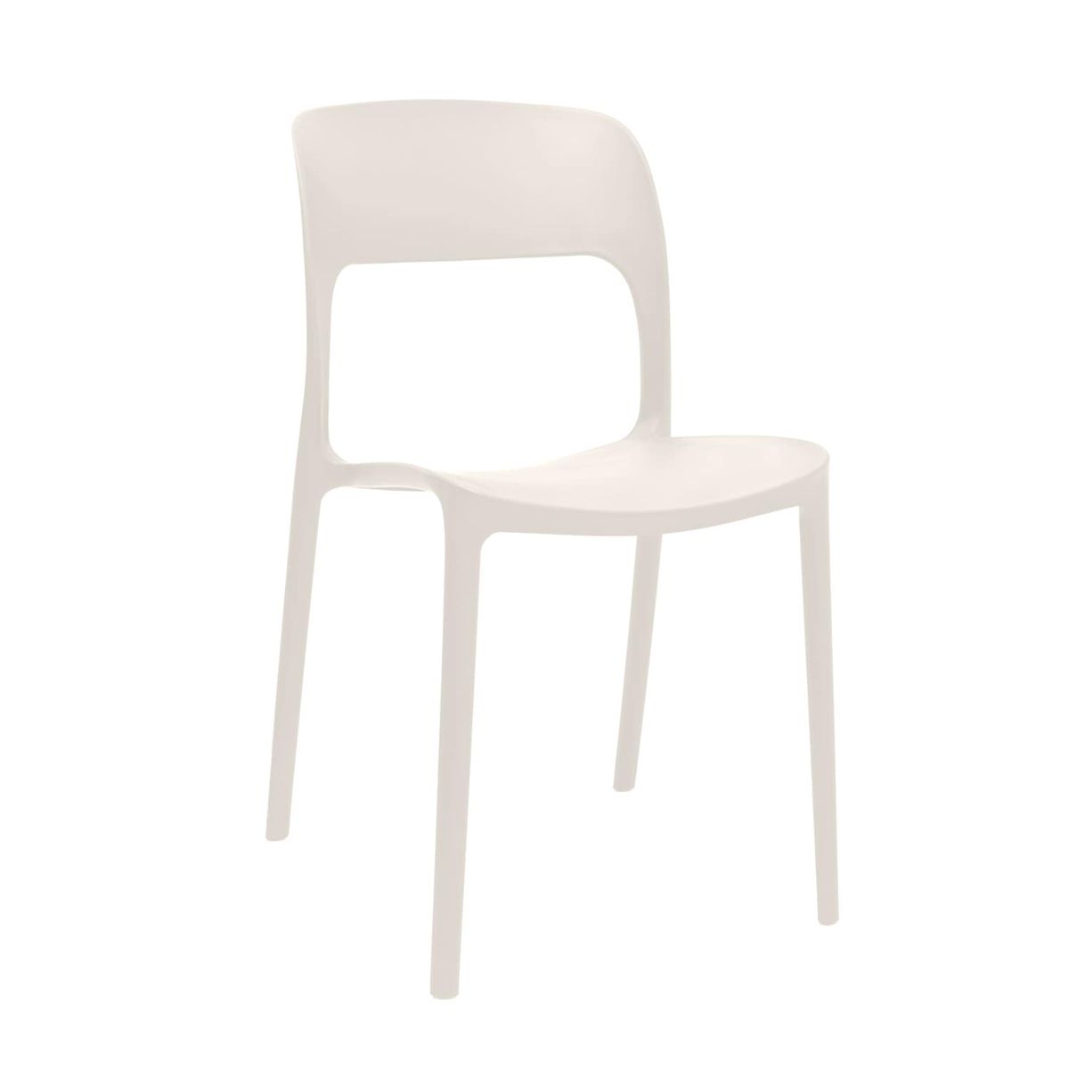 OFIDEAS - Silla De Comedor Diseño Obi Hb Color Blanco Ofideas