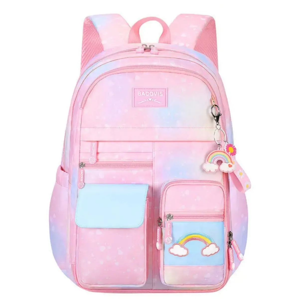 GENERICO - Mochila juvenil Kawai personalizada con organizadores Ros