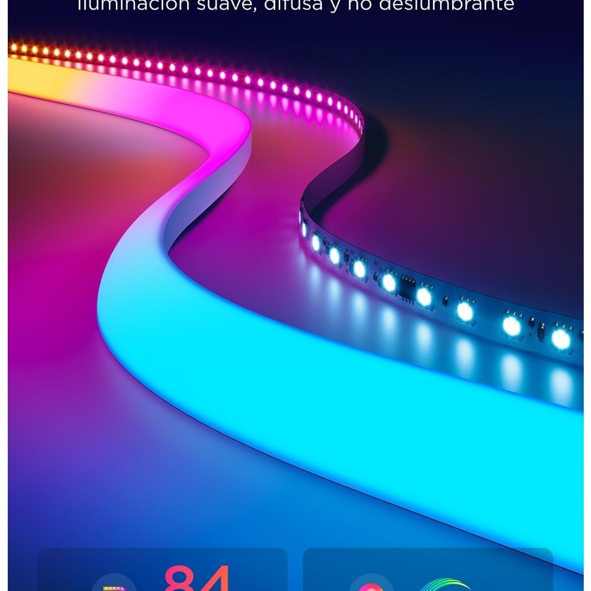 GOVEE - Tira Led Estilo Neon 5 Metros Govee Para Esquinas