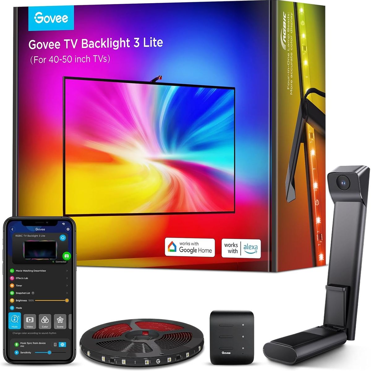 GOVEE - Luces Led Govee T3 Lite Para Tv 40-50 Con Retroiluminación