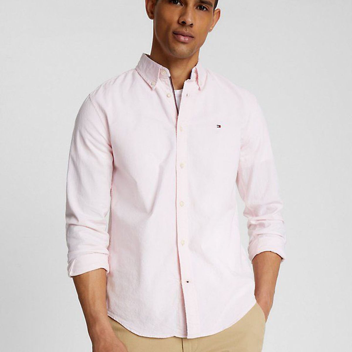 TOMMY HILFIGER - CAMISA M TOMMY STRETCH LS OXFORD STRI