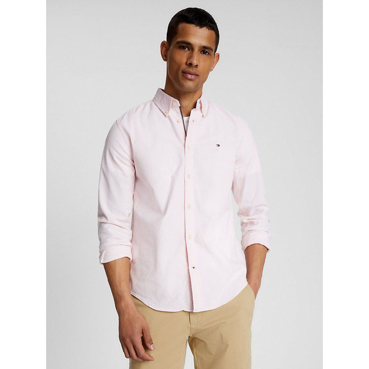 TOMMY HILFIGER - CAMISA M TOMMY STRETCH LS OXFORD STRI