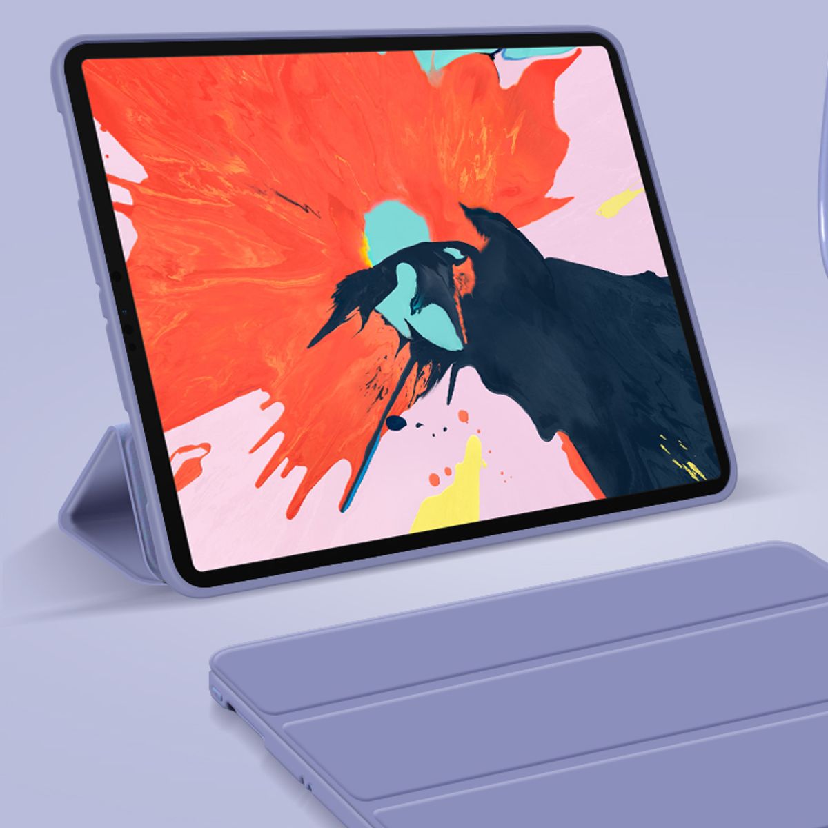 GENERICO - Case iPad Air 11 6ta generacion Smart cover funda - Negro