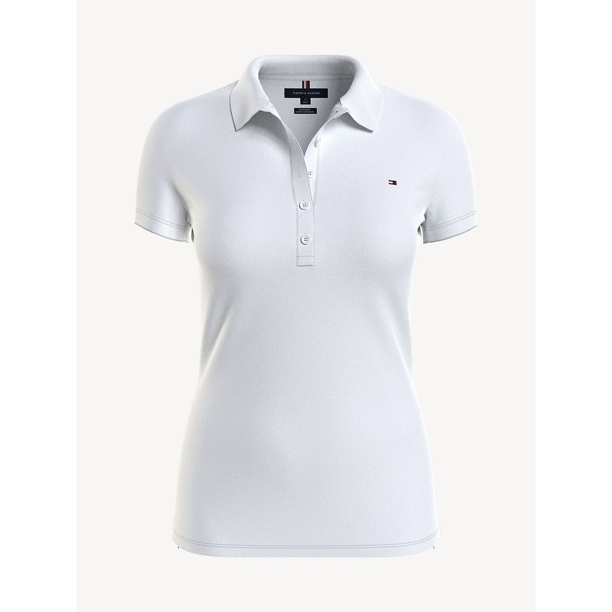 TOMMY HILFIGER - POLO W HERITAGE SHORT SLEEVE SLIM TH