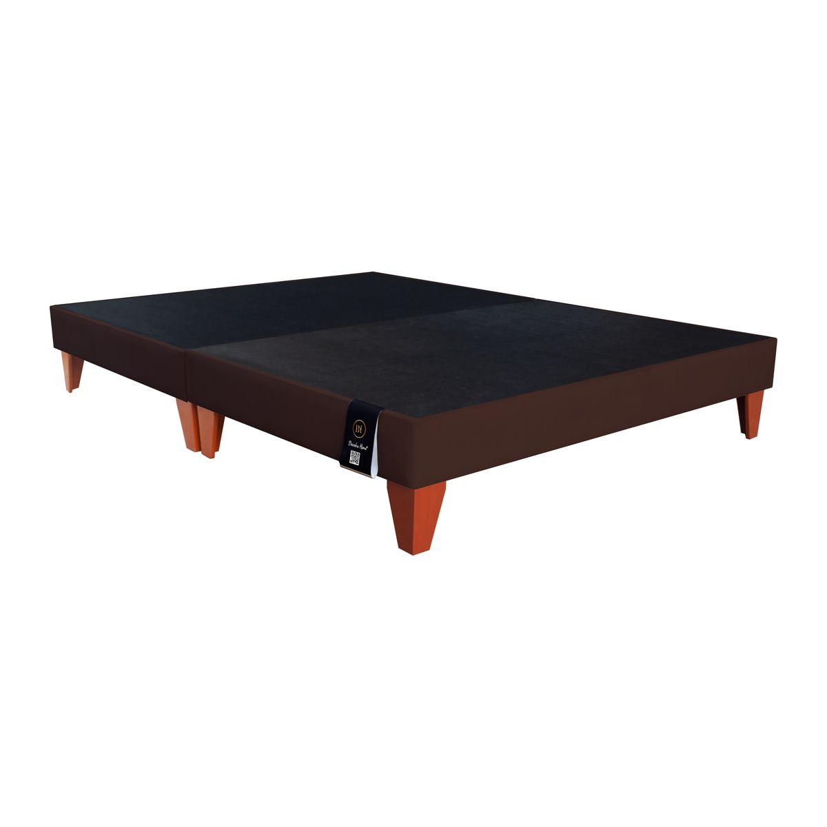 BARAKA HOME - Base de Cama Luton Slim King - Chocolate
