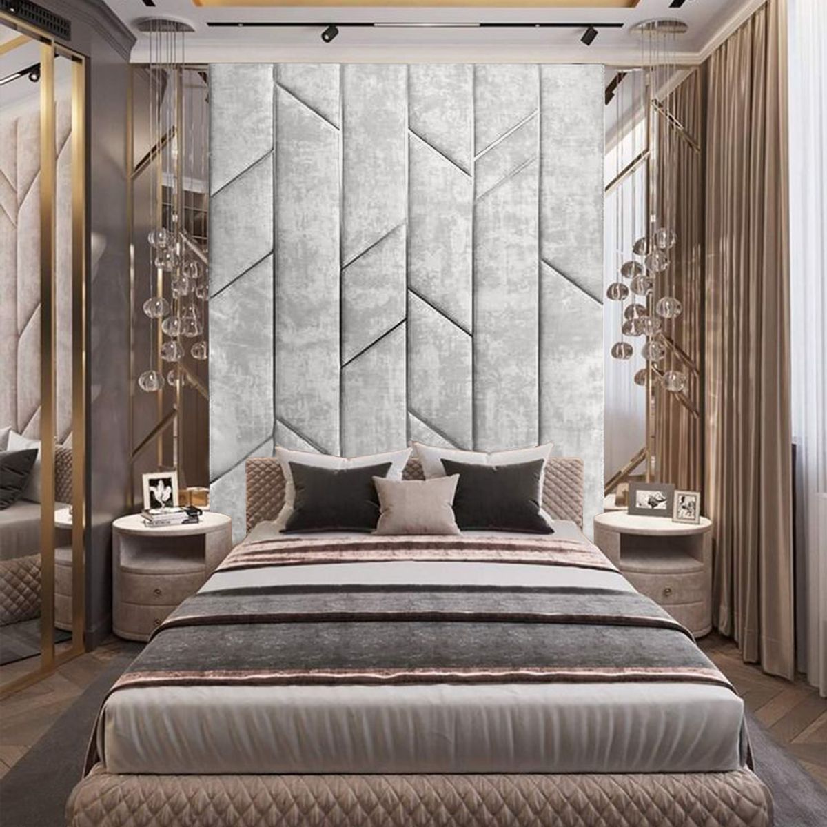 BARAKA HOME - Cabecera Farum 1.5 Plz - Ivory