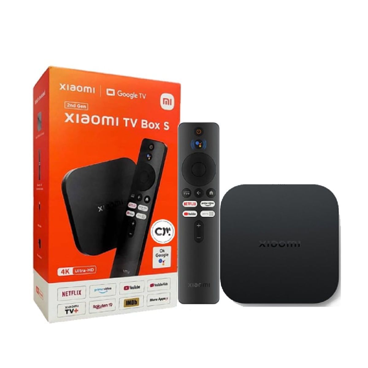 XIAOMI - Black XIAOMI TV BOX S 2ND GEN MDZ-28-AA