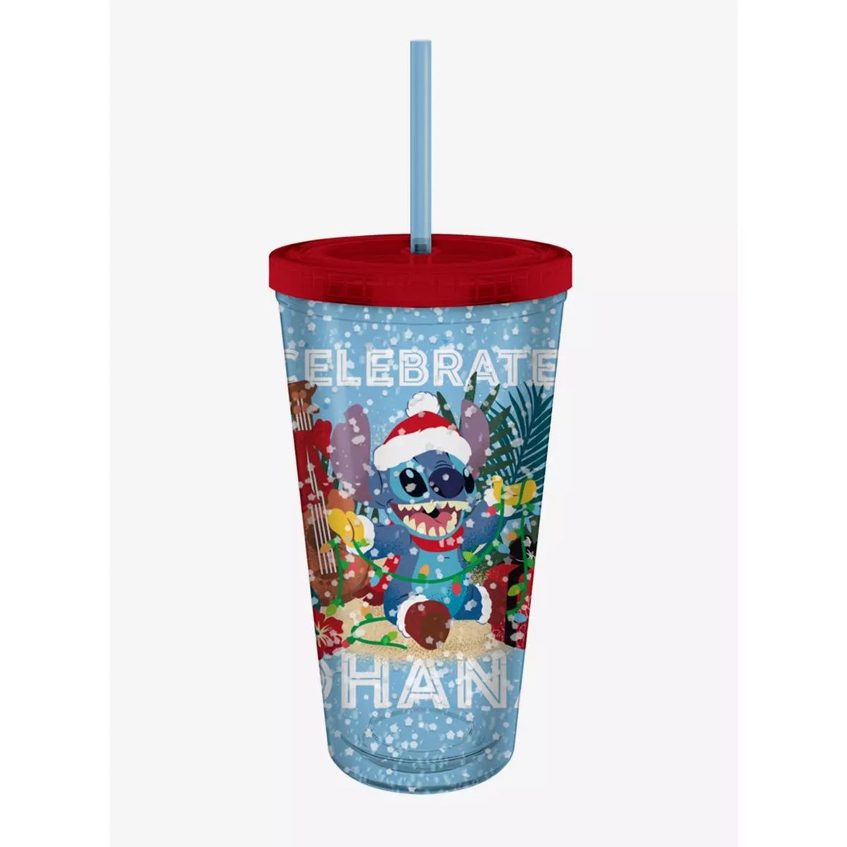 DISNEY - Vaso Acrilico Stitch con sorbete rojo 26 oz