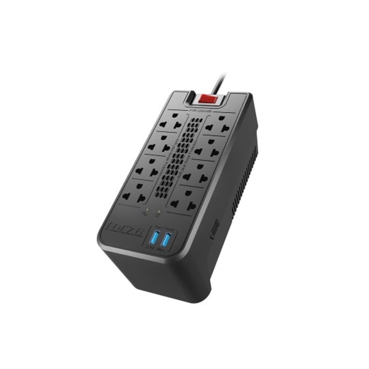 FORZA - ESTABILIZADOR FORZA 1200VA 600W FVR-1222USB 2USB 8 Tomas