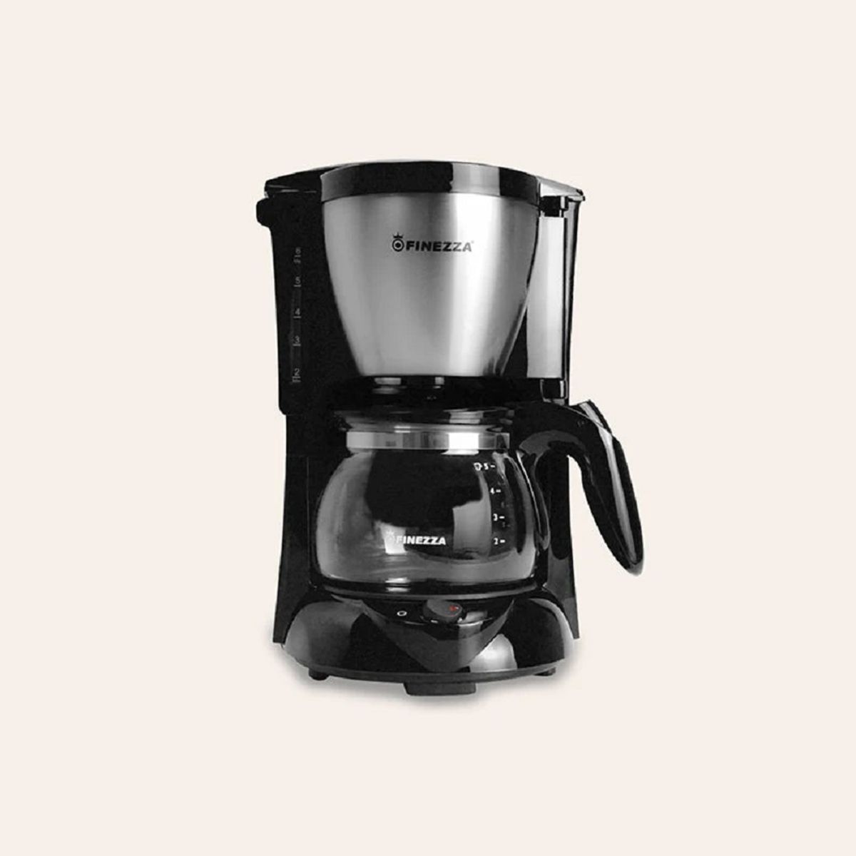 FINEZZA - Cafetera FINEZZA 650 ml. CK-674F-N NEGRO