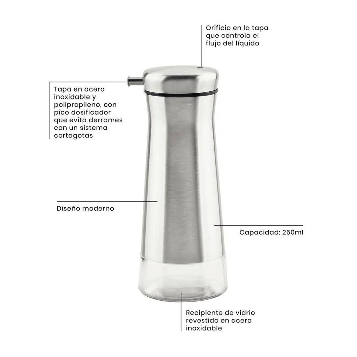 TRAMONTINA - Dispensador Para VinagreAceite 039Lt 61119100
