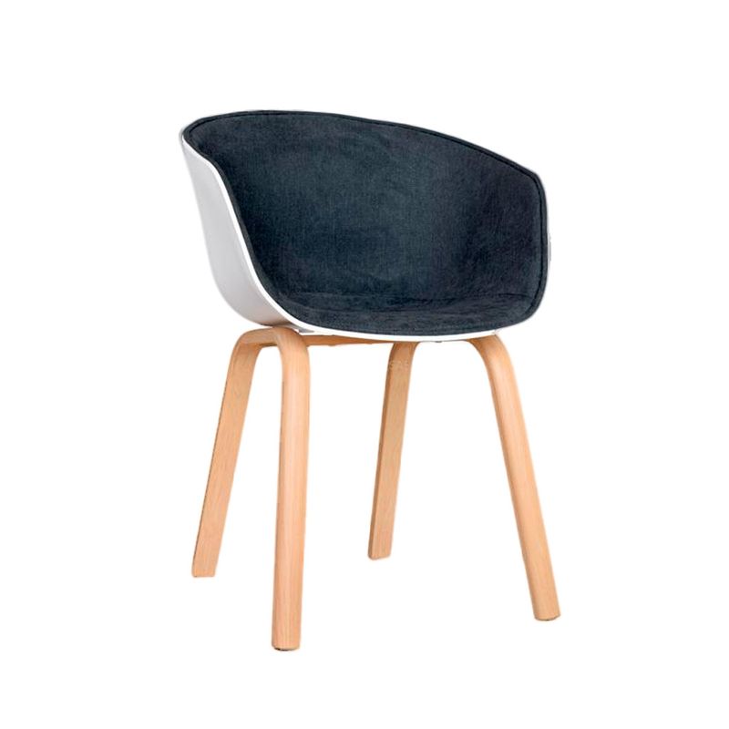 OFIDEAS - Silla De Comedor Diseño Volga Tapizada Gris Ofideas